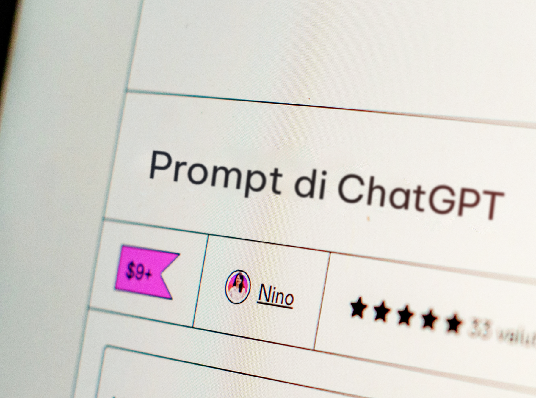 screen with chatgpt prompts