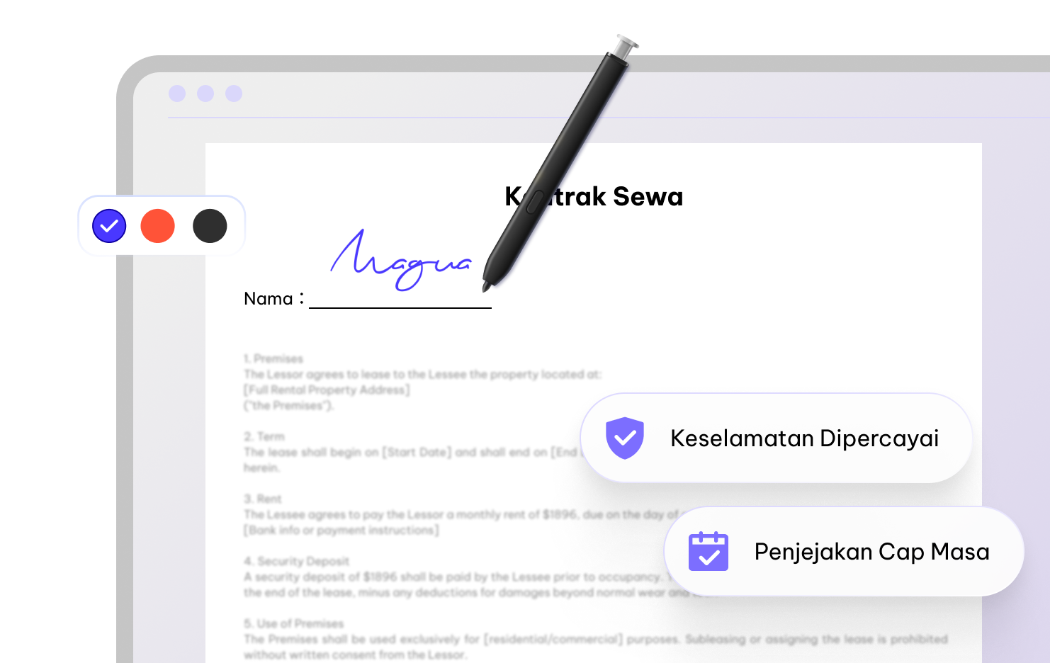 imej tandatangan pdf